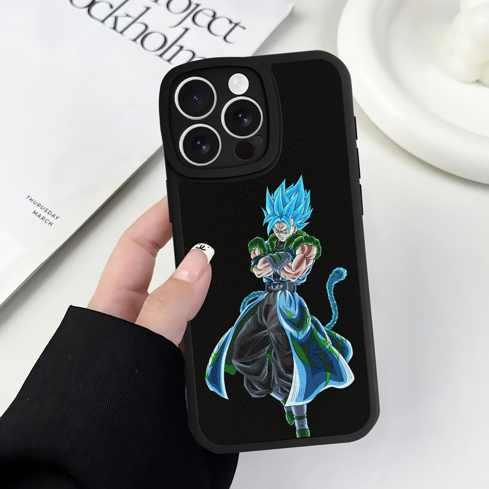 （画像用） ドラゴンボール ベジット DRAGON BALL Vegetto 【iPhone 16シリーズ対応】シリコンスマホケース（レザー調） 材質：シリコン